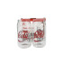 Vaso de vidrio coca retro x 2 400ml cada uno Vaso De Vidrio Coca Retro X 2 400ml Cada Uno