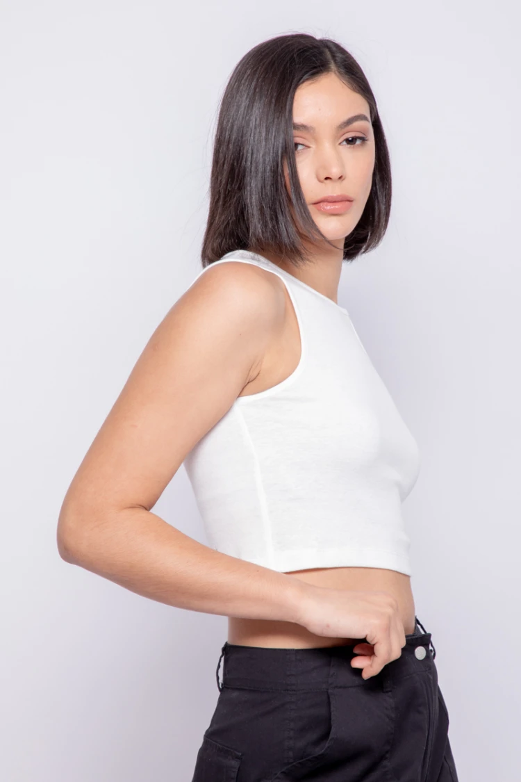 TOP MITRANI Blanco