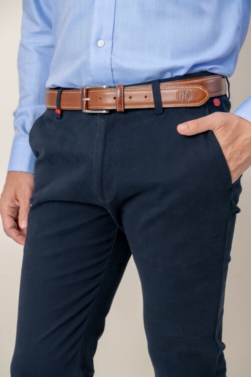 Pantalón Cotton Twill Azul marino