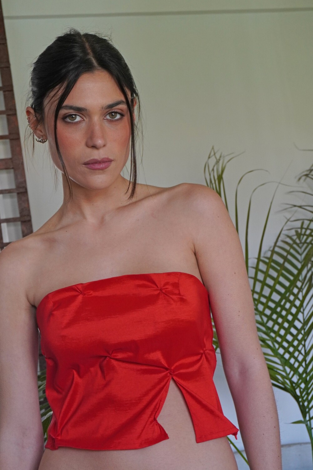 Chesterfield Top Rojo