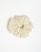 Skunzies Lisas Maxi Scrunchie Crudo - Blanco Crudo