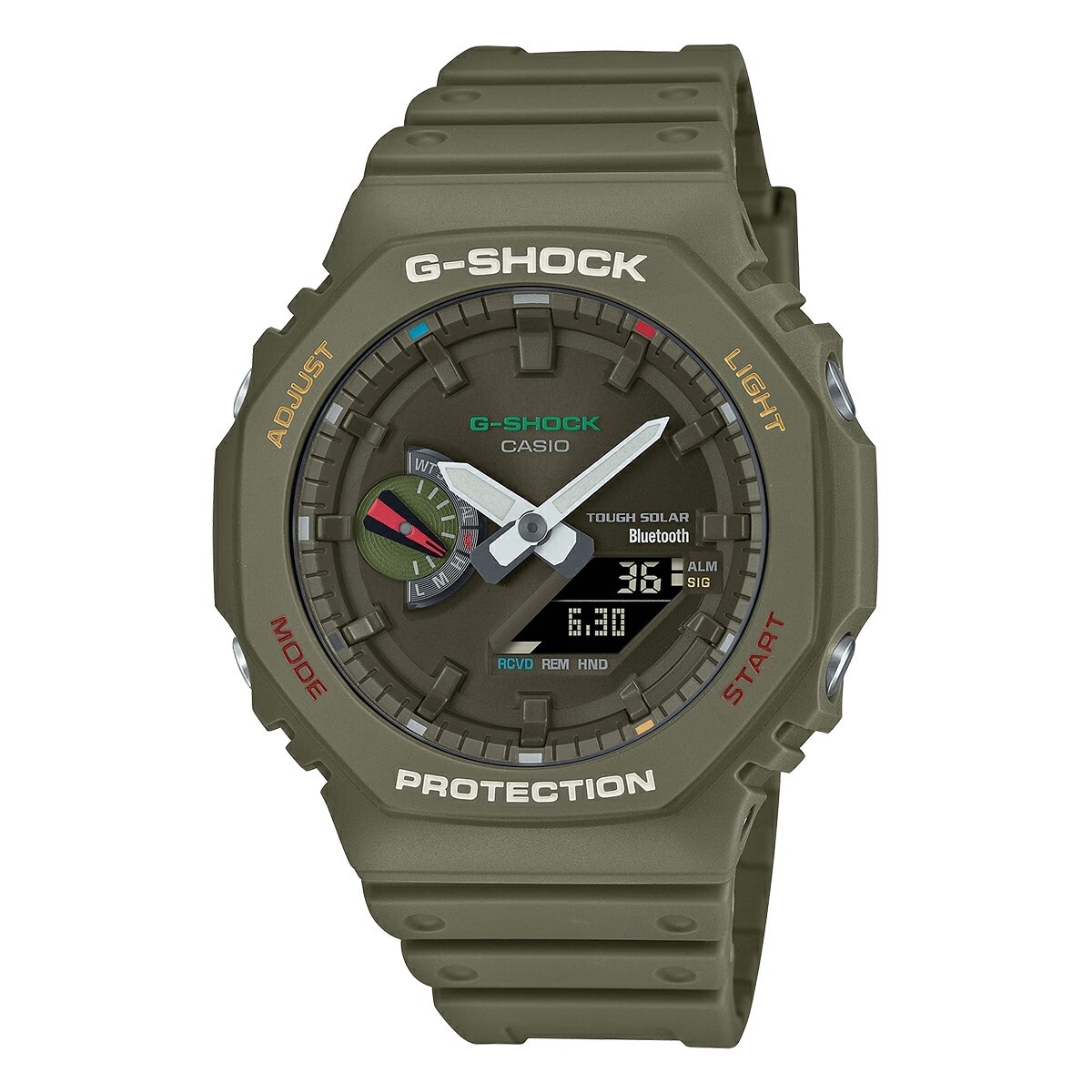 Reloj CASIO GAB2100FC-1ADR en Resina Negro Esfera 48mm 