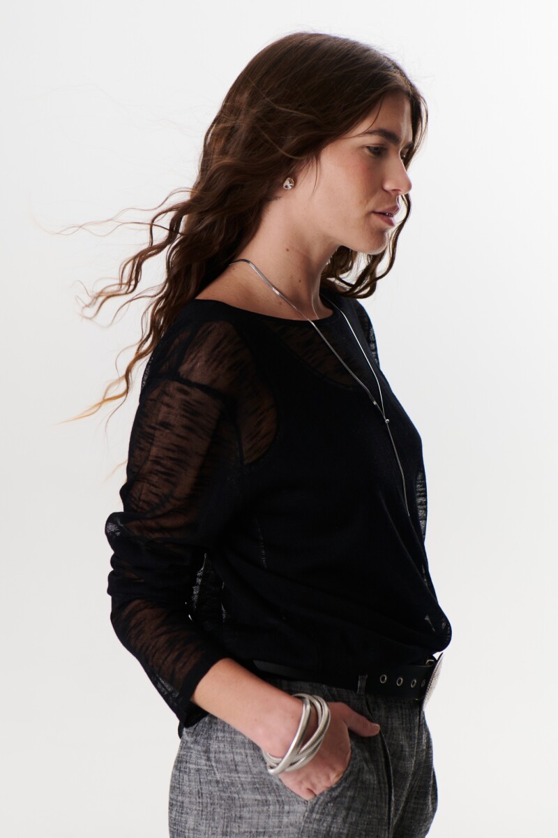SWEATER LINO NEGRO