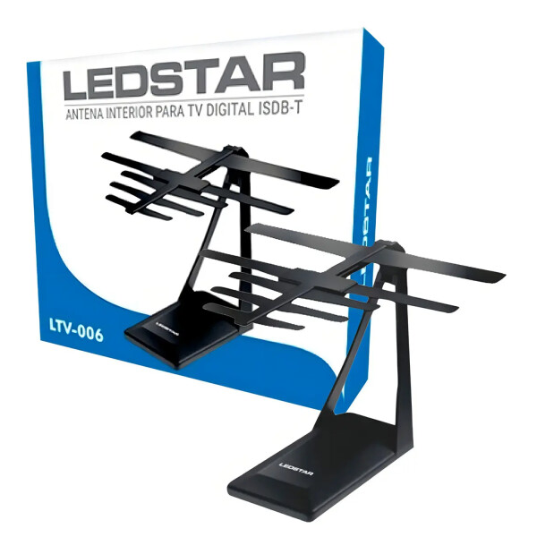 Sintonizador De Tv Digital Ledstar Ltv-view + Antena Ltv-006 PK SINTONIZADOR + ANTENA LTV-006