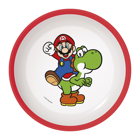 Bowl Plástico Mario Bros para Microondas U