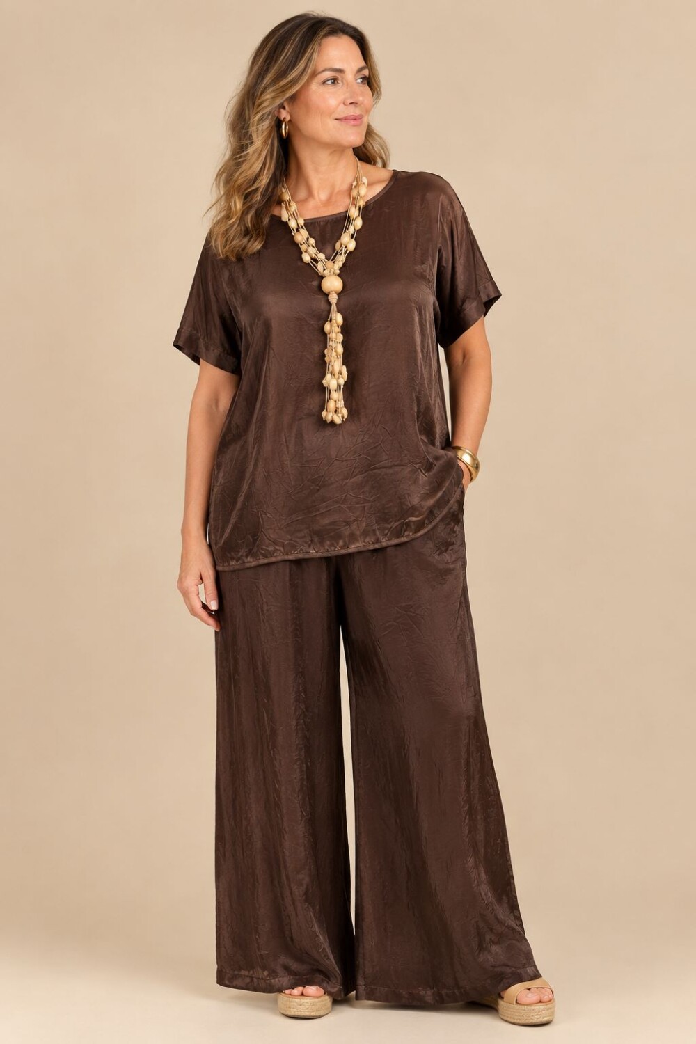 REMERA PAZ Chocolate