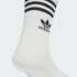 Medias Adidas Crew 3 Rayas 6 Pares Blanco