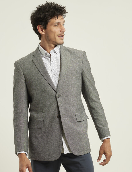 110571 SACO HARRINGTON LABEL Gris Oscuro