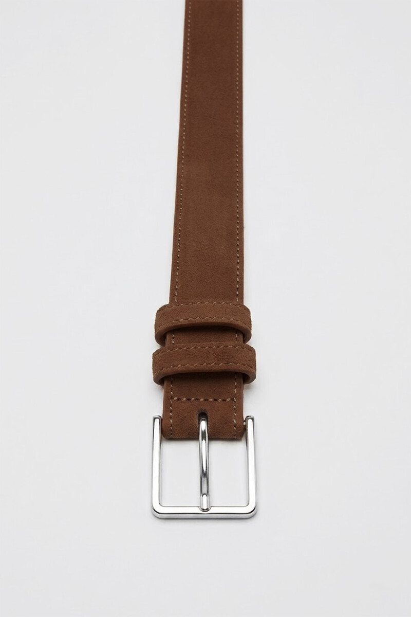 CINTO GAMUZA 28 MARRON