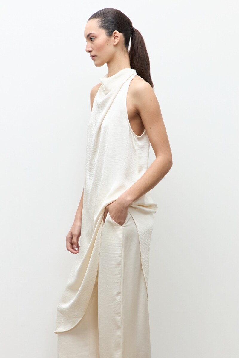 Blusa irregular crudo