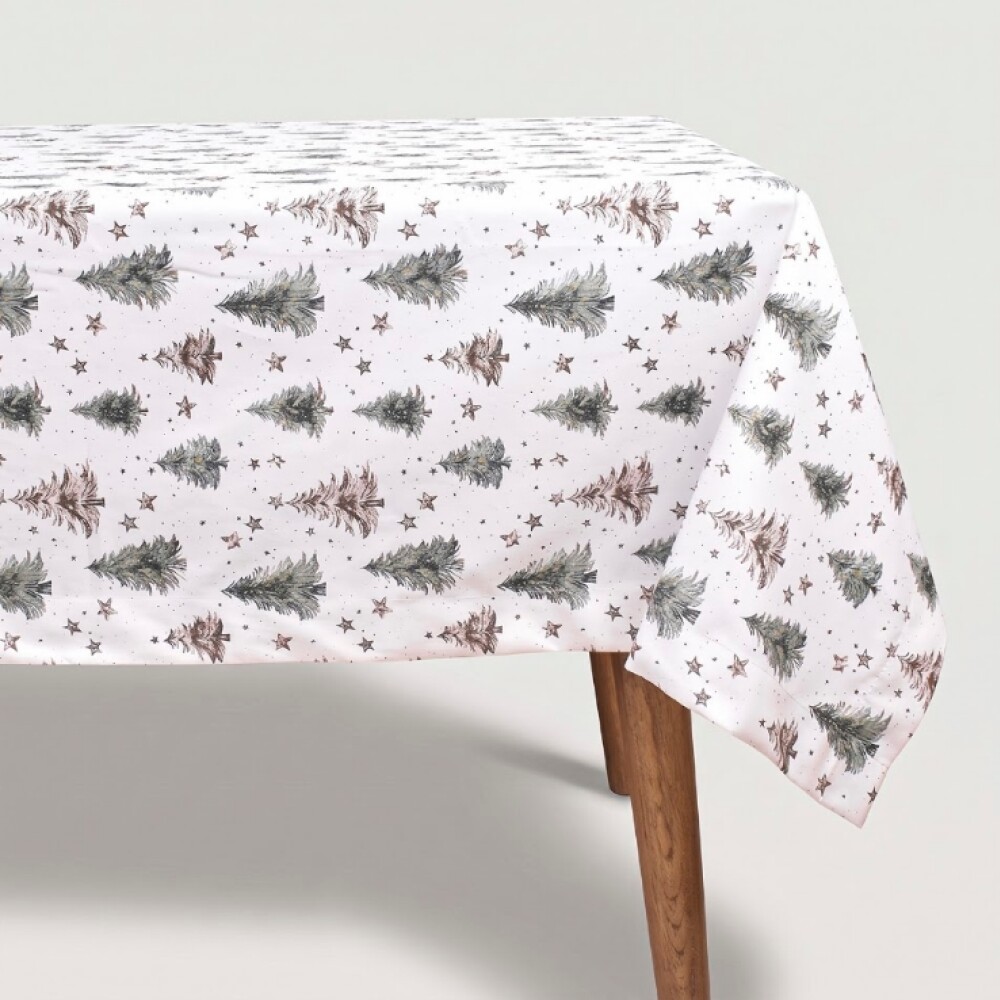 Mantel Navidad 2026 220 x 220cm. Arboles Magicos