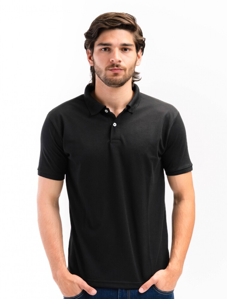 Remera Polo Negro