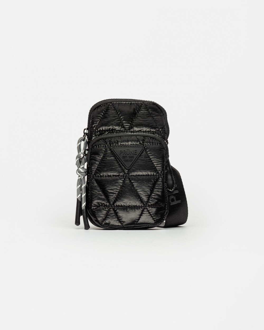 Porta Celular Motion En Nylon Matelaseado Negro