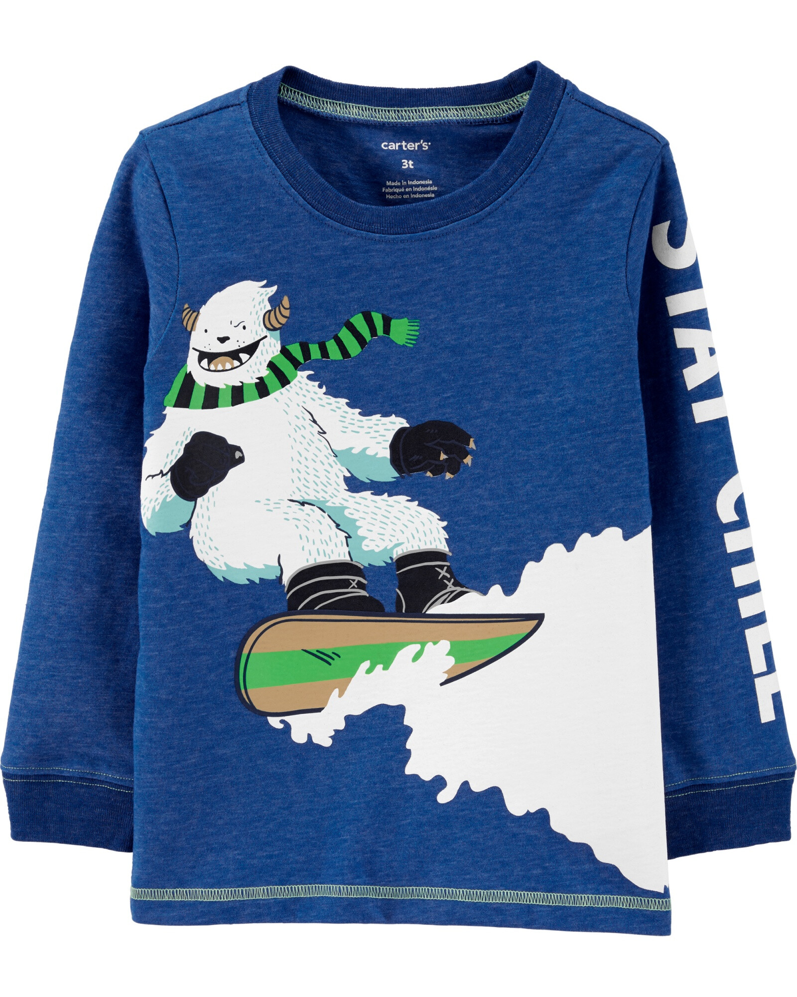 Remera de algodón manga larga Sin color