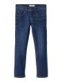 Slim Fit Jeans Dark Blue Denim