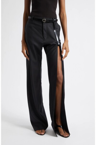 PANTALÓN SUSPENDED TAILORED Negro