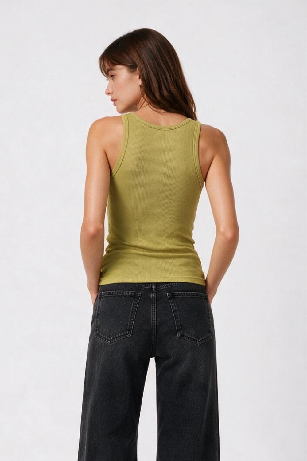Musculosa Airi Verde Oliva Claro