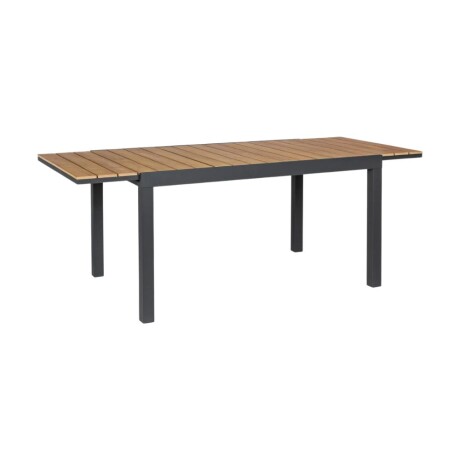 Mesa de jardin extensible Osaka - Negra Mesa de jardin extensible Osaka - Negra