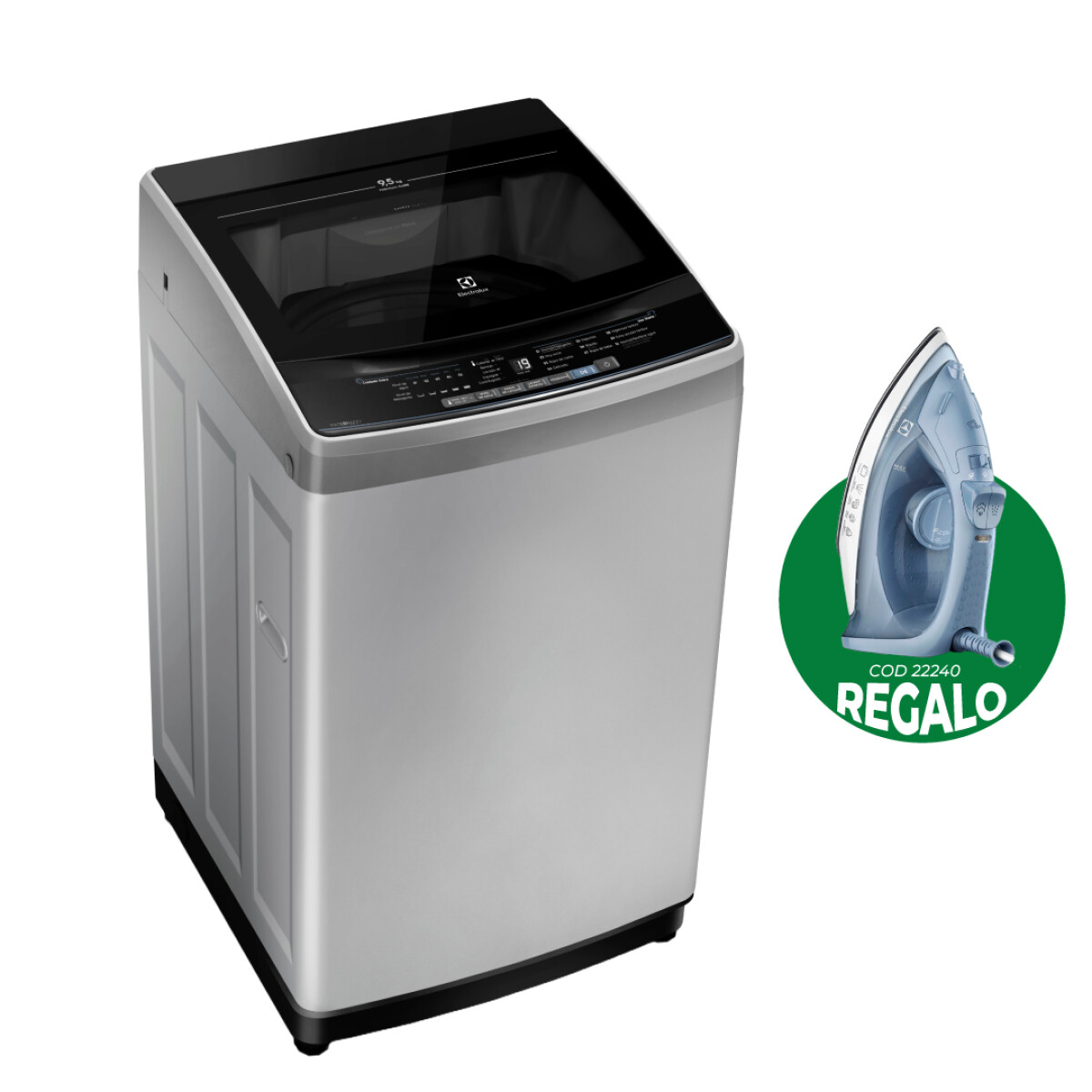 Lavarropas Automática Electrolux 12 kg IMPEL Carga Superior EWIW12F5USVG 