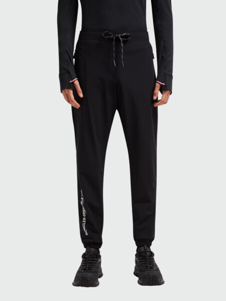 Moncler- Pantalon deportivo con cintura ajustable Negro