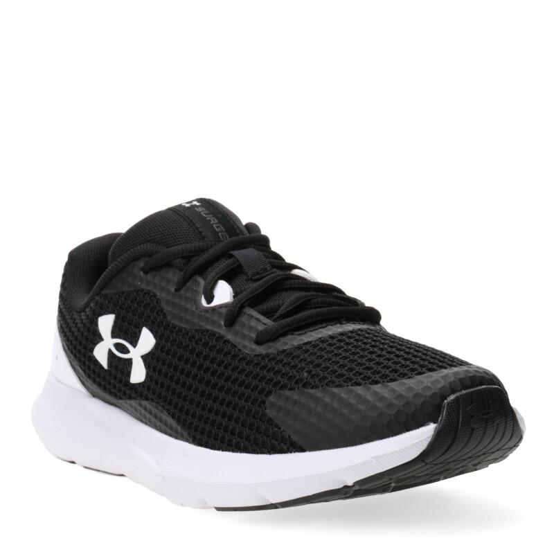 Championes de Mujer Under Armour Surge 3 Negro - Blanco