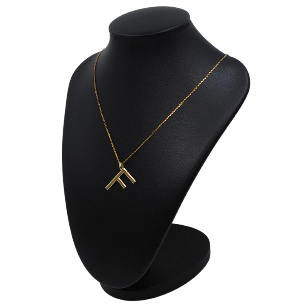 Dije en oro 18k con letra F Dije en oro 18k con letra F