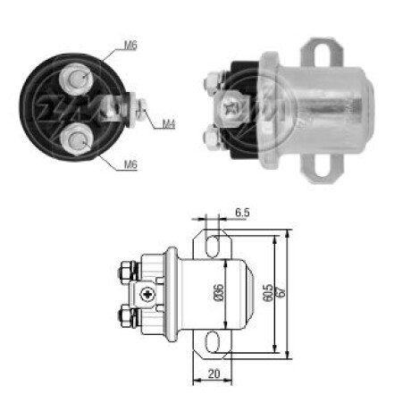 AUTOMATICO DE ARRANQUE - AUTOMTICO AUX.D.REMY 24V 37MT ZM AUTOMATICO DE ARRANQUE - AUTOMTICO AUX.D.REMY 24V 37MT ZM