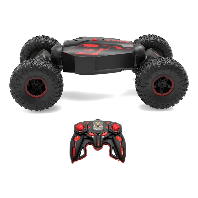 Auto Control Remoto Stunt Climbing Todo Terreno 28x15x7 Cm Negro/Rojo