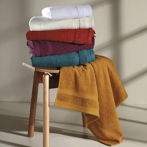 Toalla Mano Dohler Jacquard Marruecos 50 x 90 cm 100% Algodón MOSTAZA