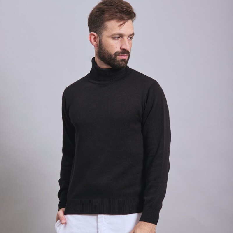 POLERA ROMA NEGRO
