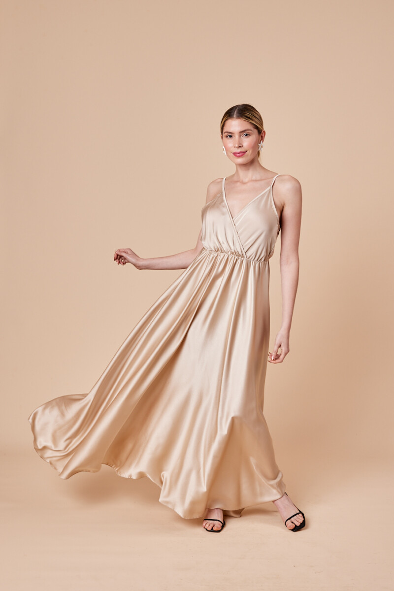 VESTIDO CAMELIA - Beige 