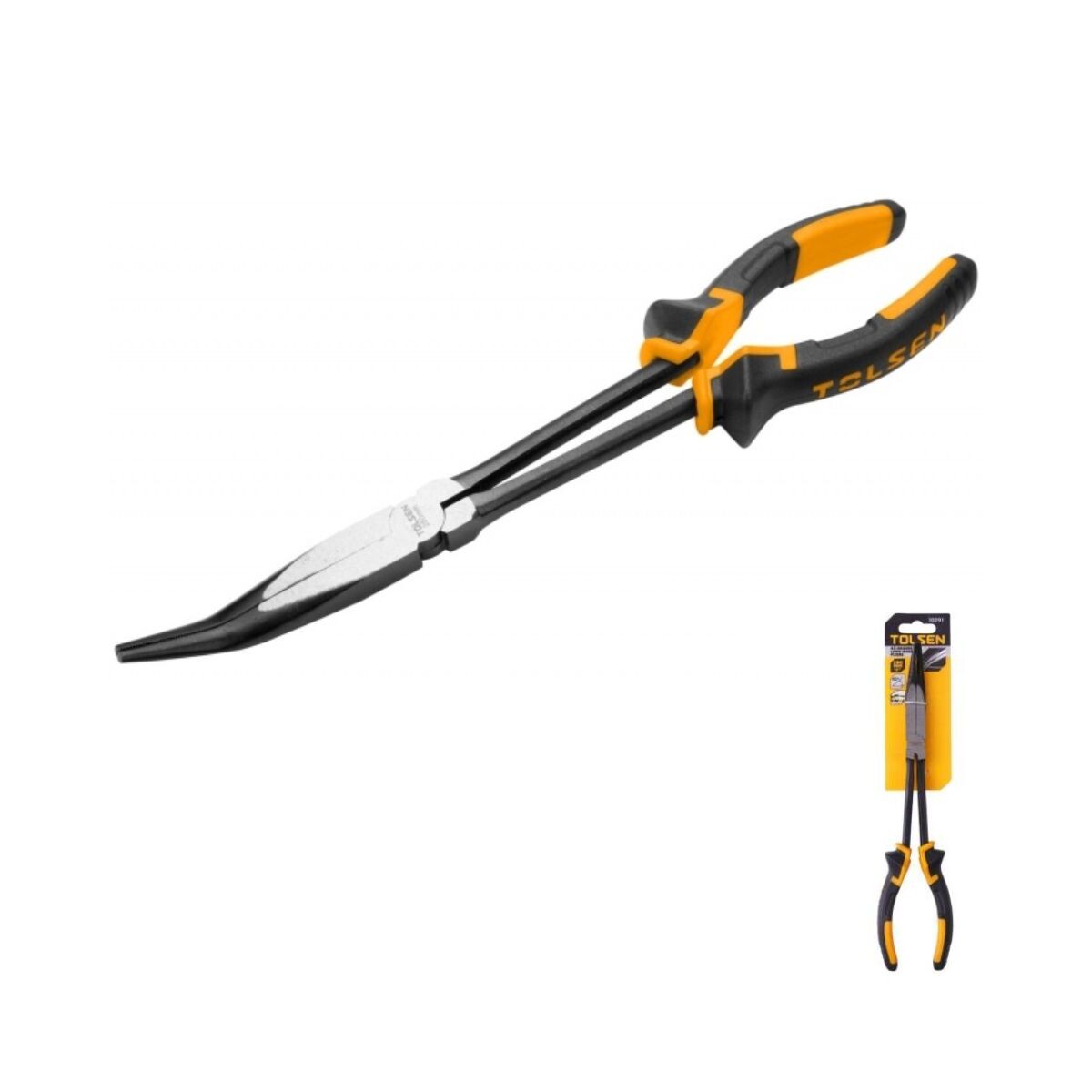 Alicate Tolsen Largo 11" Punta 45° 