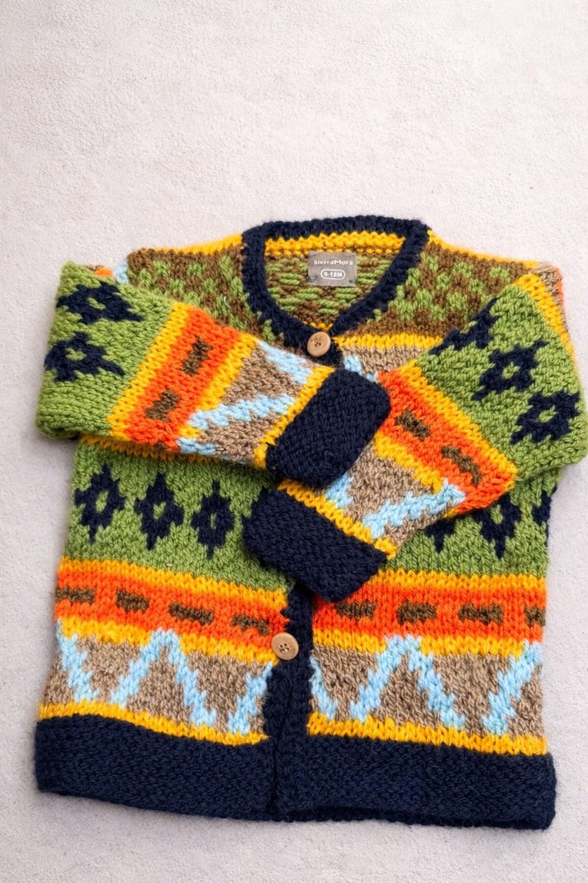 Saco Rosly Guri Azul / Amarillo