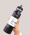 Botella Térmica Con Pico 750Ml. Negro