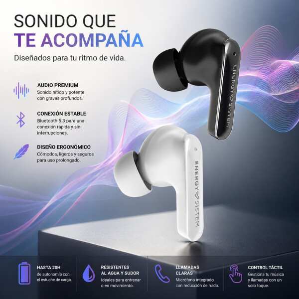 Auriculares Energy Sistem Serenity Bluetooth BLANCO