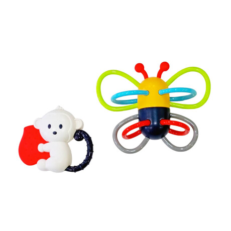 Set X16 Juguetes Sensoriales Para Bebés Silicona Jug007025