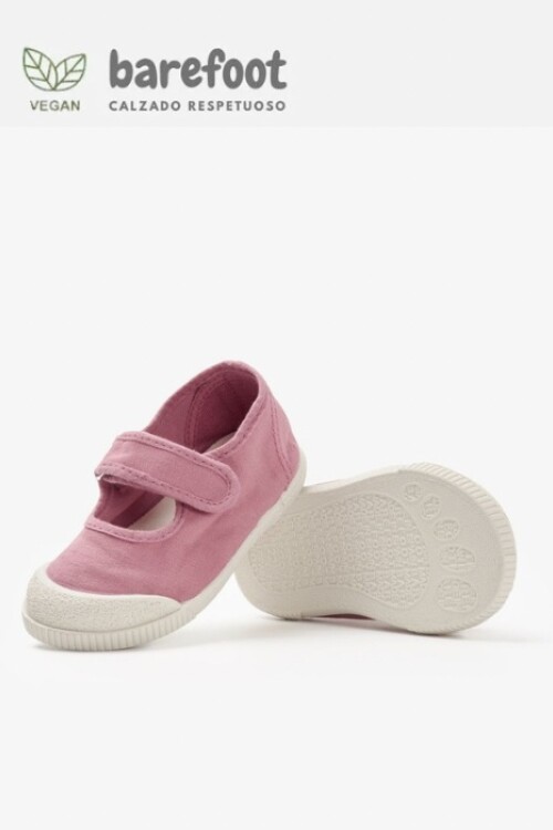 Merceditas barefoot rosa antiq Rosa