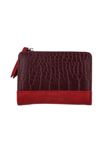 Monedero Brasil Rojo