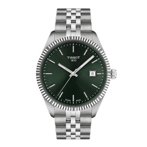 Reloj Tissot T1564101109100 Ballade 40mm para hombre Verde