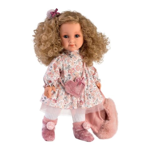 Muñeca Llorens Bebita Elena Rubia Vestido Rosa Juguete Bebe Muñeca Llorens Bebita Elena Rubia Vestido Rosa Juguete Bebe