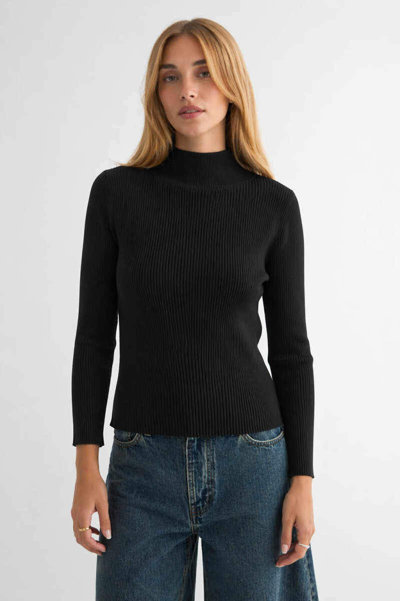 POLERA CLIVIA - NEGRO 