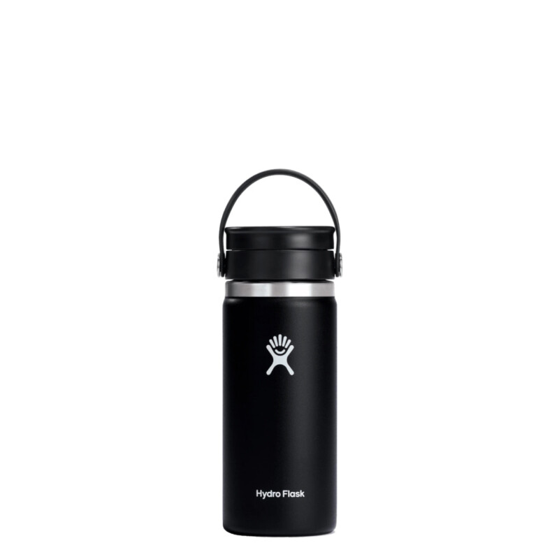 Botella Hydro Flask 16 Oz Wide Mouth W/ Flex Sip Lid - Negro Botella Hydro Flask 16 Oz Wide Mouth W/ Flex Sip Lid - Negro