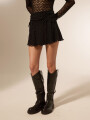 Falda Aclina Negro