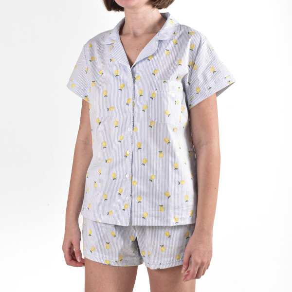 Short y Camisa Mangas Corta Limones Colección 2025 G