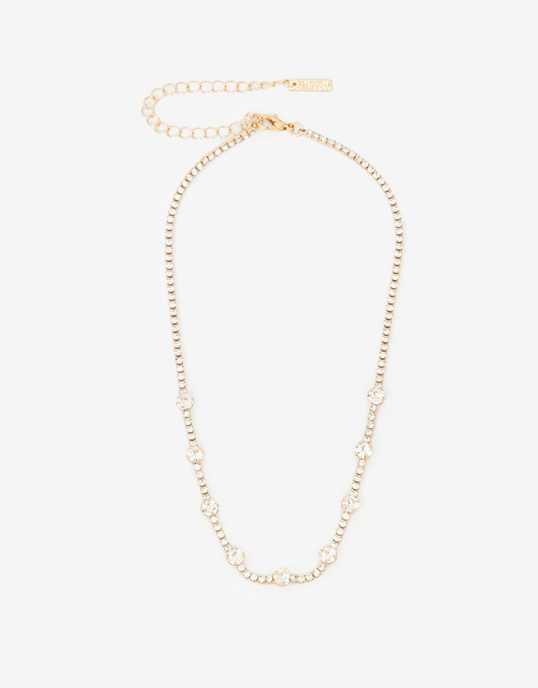 Collares Cortos Strass Collares Cortos Strass - Cristal