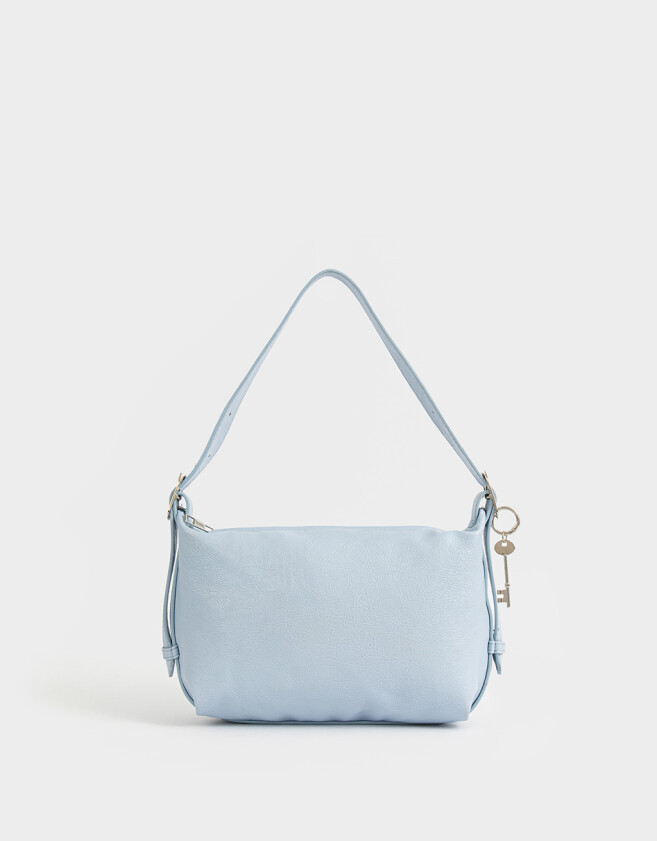 Bandoleras Bandolera Celeste Con Charm - Azul Celeste