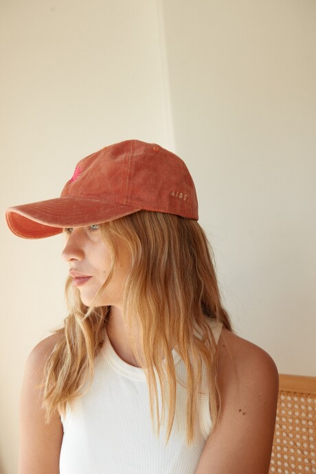 CAP SUN WASHED ORANGE