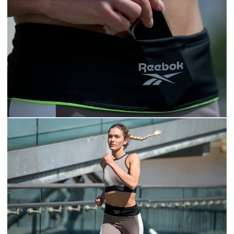 Riñonera Para Running Reflectiva Reebok Amarillo