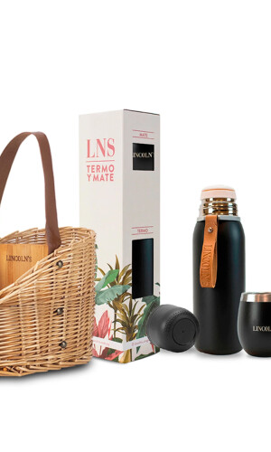 KIT MATERO LAOS NEGRO C/NATURAL