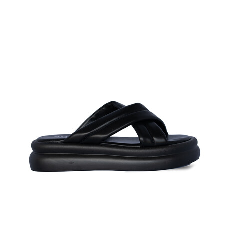 Sandalia de dama Osada ALL BLACK